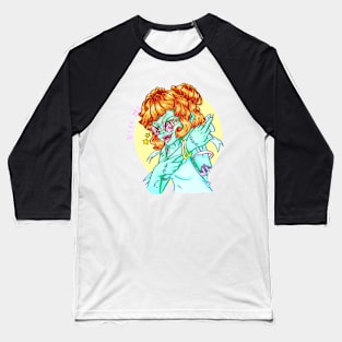 Zombie Girl Baseball T-Shirt